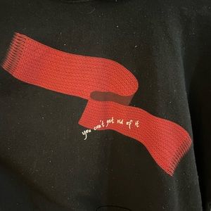 Taylor Swift All Too Well “You can’t get rid of it” scarf pullover hoodie